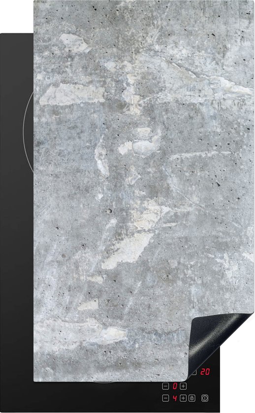 DarHaus Inductie kookplaat beschermer - Fornuis afdekplaat 30x52 cm - grijs - mozaïek