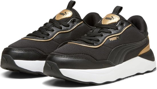 PUMA Runtamed Platform Pop Up Metallics Dames Sneakers Zwart Wit Maat 39 bol