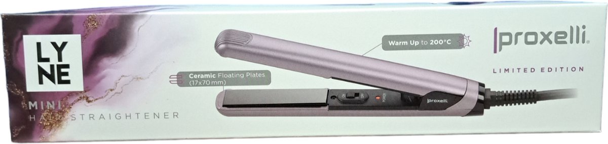 Proxelli LYNE Mini Hair Straightener Lila