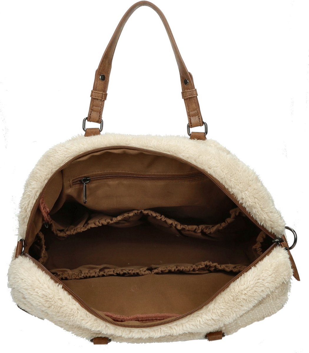 Enrico Benetti Teddy Luiertas / mombag / schoudertas 66655 - Off white – foto 4