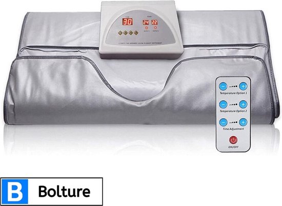 Bolture Infrarood Deken - Elektrische Deken 2 Persoons - Warmtedeken - Sauna Deken - Fibromyalgie