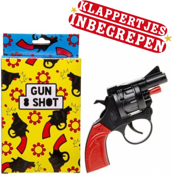 Foto: Klappertjespistool gun shot revolver klappertje