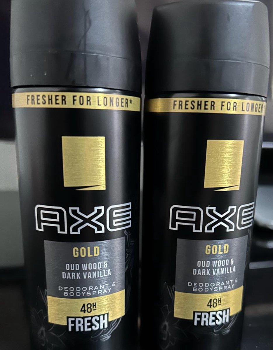 Axe Gold Oud Wood & Dark Vanilla 48H Fresh 2 Pieces bol
