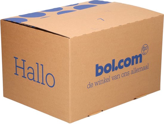 bol.com verzenddoos - 33x25x20 cm - 1.200 stuks - Autolock bodem - Plakstrip - 1 pallet