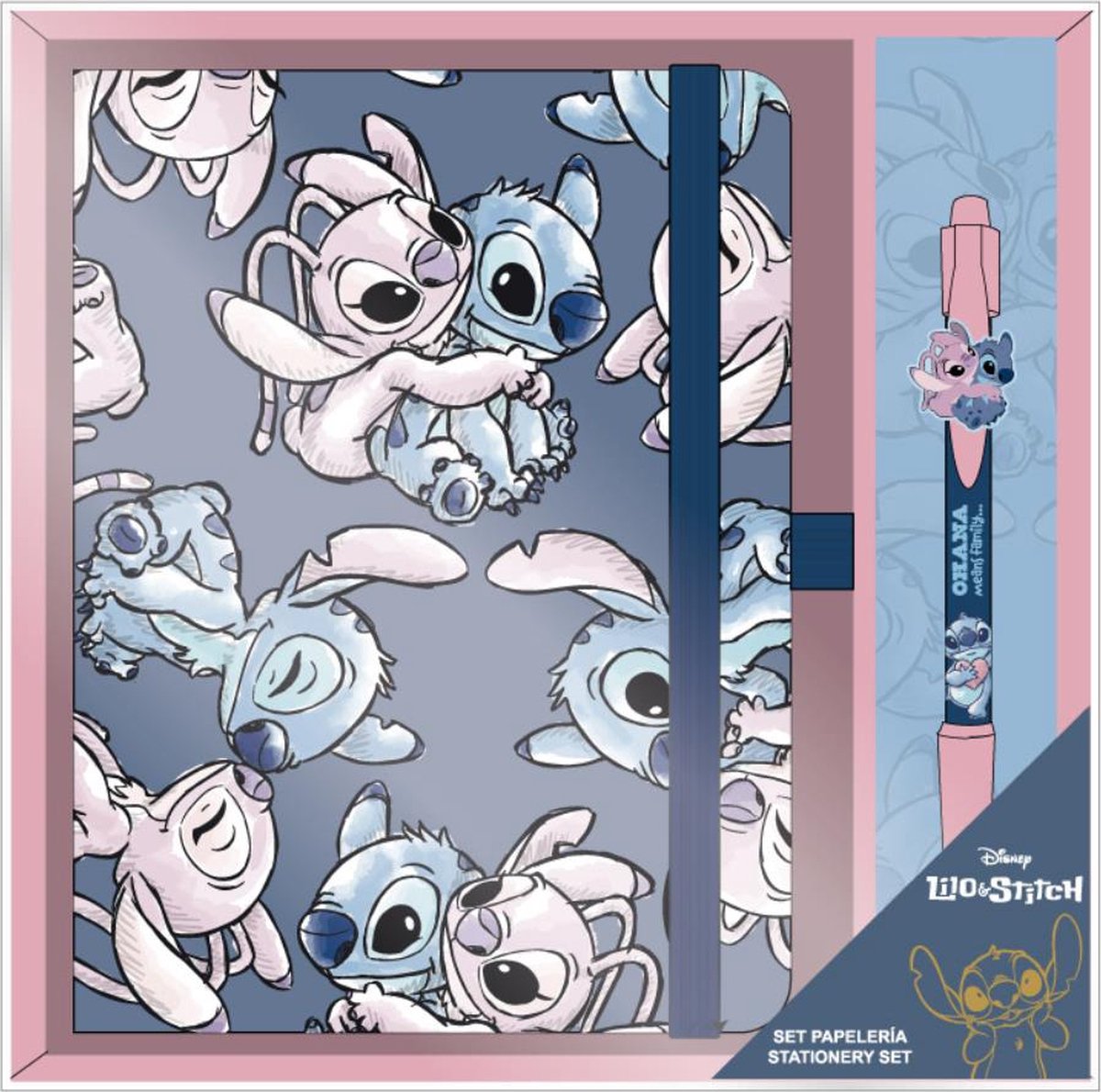 Coffret cadeau de dessin Stitch Writing Set - 13 pièces