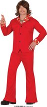 Guirca - Costume années 80 & 90 - Disco Furie Richard Flash - Homme - Rouge - Taille 52-54 - Déguisements - Déguisements