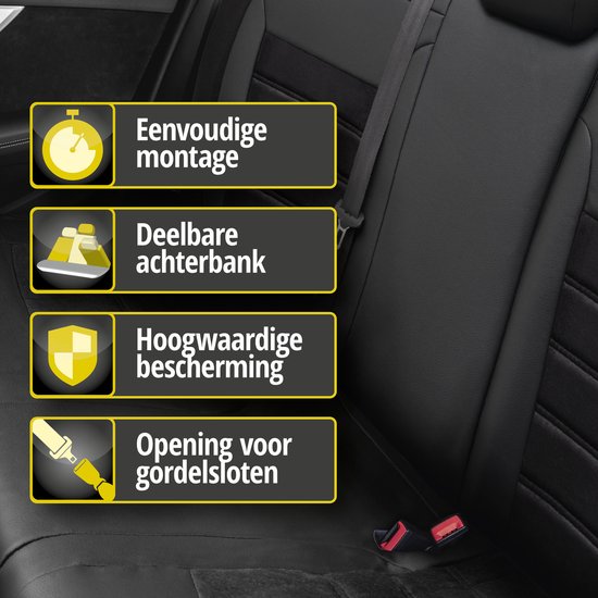 Housse de siège Robusto pour Audi A4 Avant (8W5, 8WD, B9) 08/2015-auj., 1  housse de siège arrière pour les sièges sport, Housses de siège pour Audi  A4 Avant
