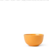 Lyngby Porcelaen Rhombe Color bowl D11cm geel