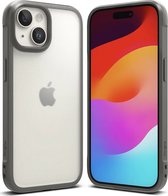 Geschikt voor Ringke Fusion Bold Apple iPhone 15 Plus Hoesje Back Cover Matte Grijs