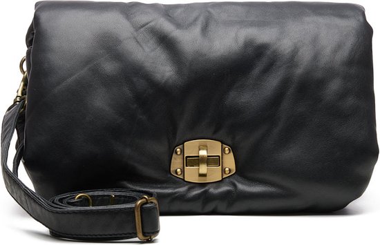 Chabo Bags - Diva Small - Schoudertas - Crossbodytas - Leer - Zwart