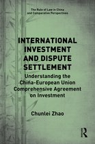The Rule of Law in China and Comparative Perspectives- International Investment and Dispute Settlement