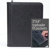 Toploader Sammelkarten Album für 160 Toploader, 4-Fach Binder für 3x4