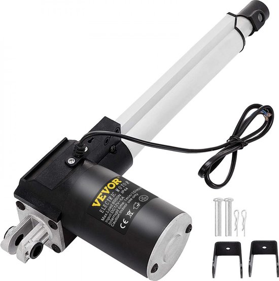 Lineaire Actuator 12V Elektrische 750N Kracht 150-700mm Slag Metaal voor Industriële Toepassingen