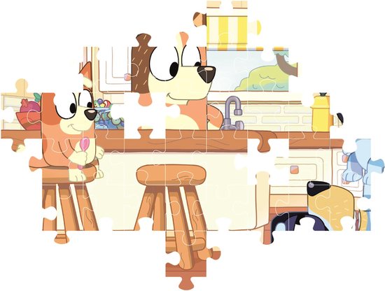 Clementoni - Puzzel - 104 Stukjes - Bluey - Puzzel Voor Kinderen ...