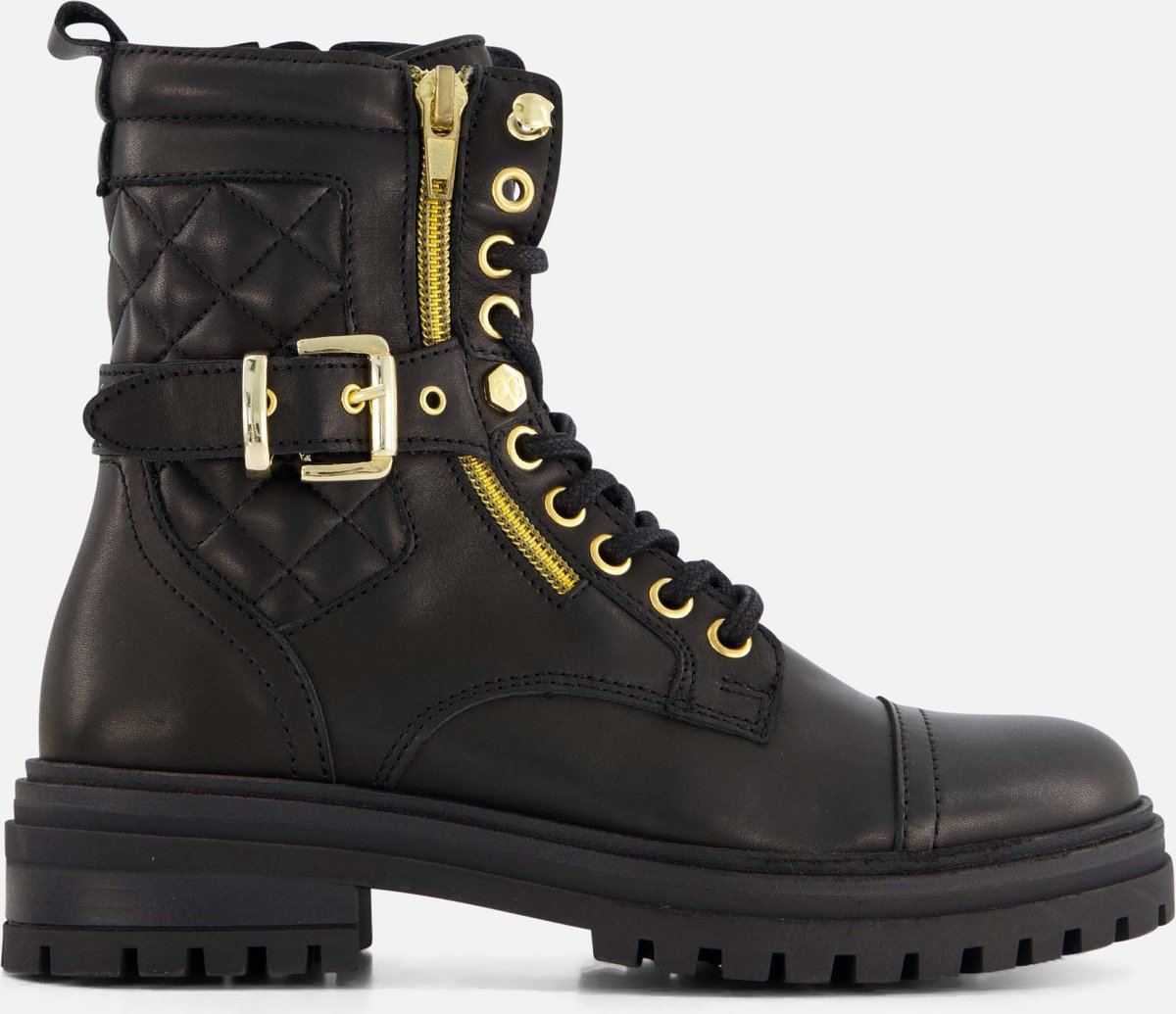 Giga Shoes - G4221 - Half-hoog - Kleur: Zwart - Maat: 36