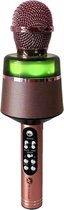 N-GEAR Star Mic - Bluetooth Karaoke Microfoon voor Kinderen - met Speaker & Verlichting - Draadloos - Rose Gold