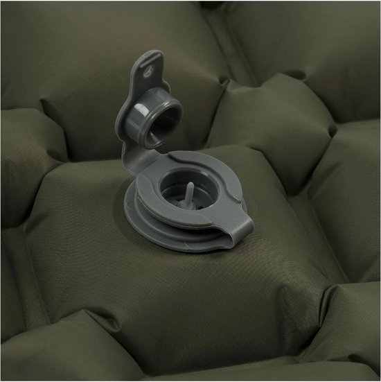 Highlander opblaasbare slaapmat NAP-PAK Primaloft® - R-waarde 2,4 - Groen van HI — afbeelding 2