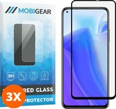 Mobigear Screenprotector geschikt voor Xiaomi Mi 10T Glazen | Mobigear Premium Screenprotector - Case Friendly - Zwart (3-Pack)