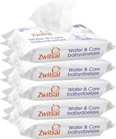 Lingettes pour bébé Zwitsal - Water & Soins - 5 x 75 pcs