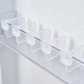 koelkast organizer - 4 stuks - keuken organizer - koelkast bakjes - transparant - opbergdoos