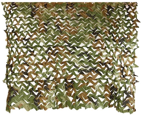 1x0,5 meter camouflage net groen van Benson — afbeelding 2