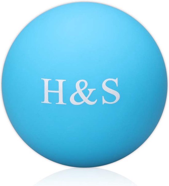 H&S Massage Ballen voor Trigger Point Therapie - 2 Stuks - Stevig Dichte Lacrosse Ball Set voor Spierknopen & Yoga - H&S