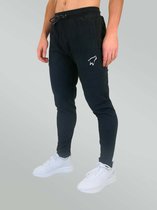 Wolfpack Lifting - Essential Joggers - Zwart Wit Logo - Maat S