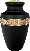 XXL As Urn - 2.2 Liter - Crematie Urn - Uniek - Voor Huisdieren of Menselijk As - Crematie As - Begrafenis Urn - Decoratie Urn - Luxury Gold