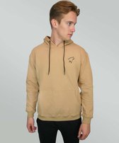 Wolfpack Lifting - Essential Hoodie - Bruin/Beige - Maat L