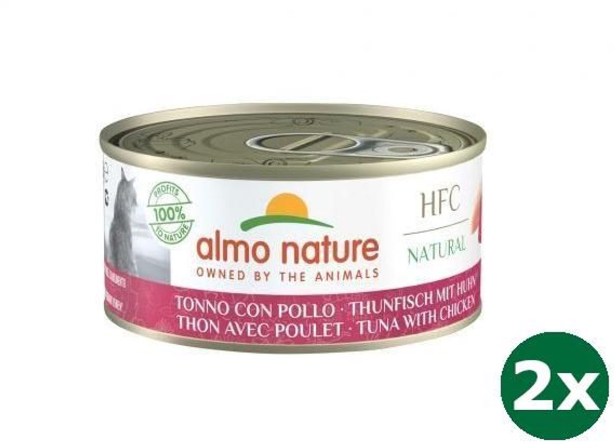Almo Nature Almo nature cat tonijn/kip kattenvoer 48x 24x70 gr
