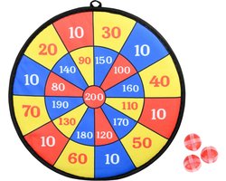 foto van Benson Veilig dartbord voor kinderen - klittenband - Ø 36 cm - inclusief 3 ballen