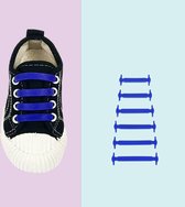 Siliconen elastische Veters – Sport veters - Schoenen Sneakers – Kinderen - Blauw