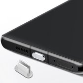 Cadorabo Beschermkap geschikt voor USB C in ZILVER - Stof Beschermende Stekker geschikt voor Laadpoort Stofdicht