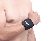 CHPN - Polsband - Verstelbare Polsbandage - Sportband - Blessurepreventie - Unisex - Zwart - Voor Sport & Fitness