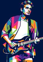 John Mayer Poster | Muziekposter | Wanddecoratie | Muurposter | 51x71cm | Geschikt om in te lijsten