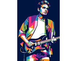John Mayer Poster 30x45cm - Leinwand Druck Für Zimmer & Wohnzimmer Deko