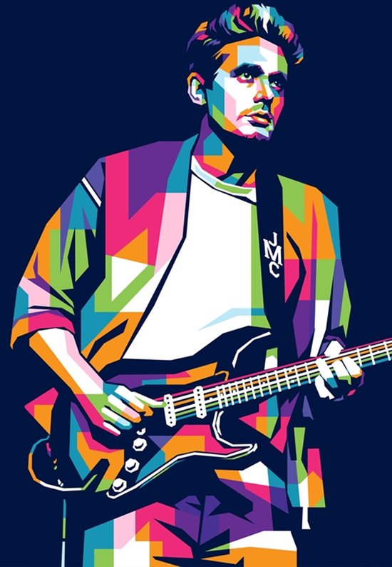 John Mayer Poster | Muziekposter | Wanddecoratie | Muurposter | 51x71cm | Geschikt om in te lijsten