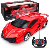 JiaToys - Afstand bestuurbare auto Auto 1:18 - Realistische RC Auto - Geschikt speelgoed voor kinderen - Race Auto Afstandbestuurbaar - Rood lamborghini