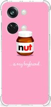 Silicone Hoesje OnePlus Nord 3 Telefoonhoesje met doorzichtige rand Nut Boyfriend