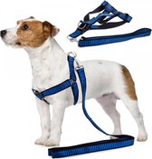 Hondentuig Keine Hond -Honden Tuigje - 2,5 cm - blauw