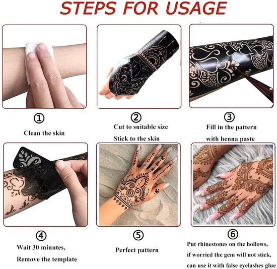 Pochoir de tatouage temporaire style sport Abibas