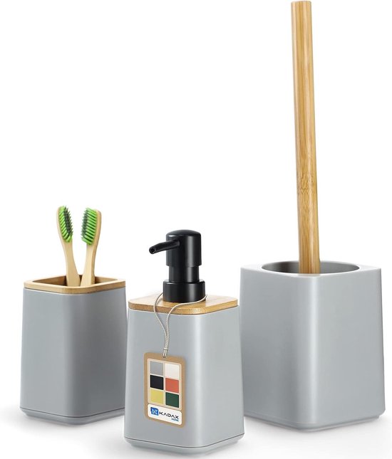 Sanilo Set badkameraccessoires Calero black bestaand uit zeepdispenser