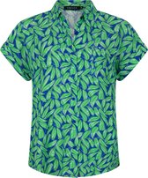 Ydence blouse Desi blauw/groen print M