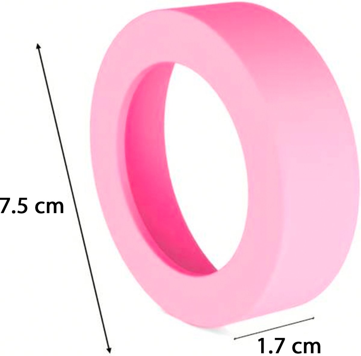 Team Bicep Siliconen Bekerbeschermer - Roze - Stabiele Grip - Makkelijk Aan te Brengen - Antislip - Cuphouder