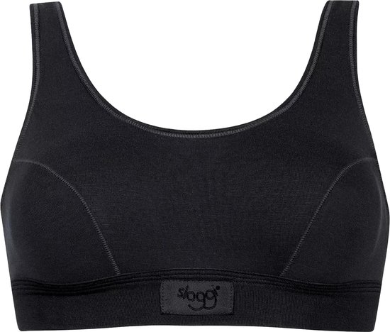 Haut Sloggi pour femme, double confort, en coton - Taille 44 - Zwart
