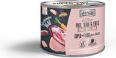 MAC's Superfood Kittenvoer Fijnproever Natvoer Blik - Kalkoen, Rund & Eend 6x 200g vers vleesgehalte 97%