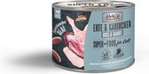 MAC's Superfood Kattenvoer Fijnproever Natvoer Blik - Eend & Konijn 6x 200g - vers vleesgehalte 99%