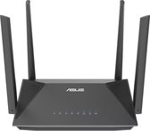 Bol.com ASUS RT-AX52 - Extandable Router - AiMesh - AX1800 - Wi-Fi 6 - Dual-band - Zwart aanbieding