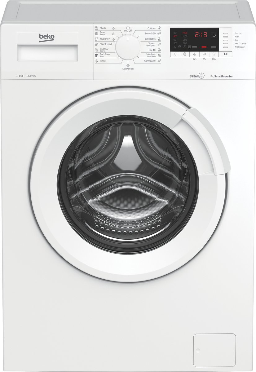 Beko WUE 8726 XST Voorbelading 8 kg B 72 dB 1400 RPM A
