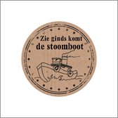 Sluitsticker - Sluitzegel - Sinterklaas - Etiketten - Kraft - (doosje van 500 stuks)